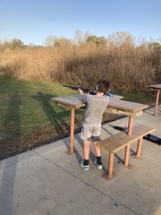 JB Learning to Shoot Grandpas 22 Rifle5
